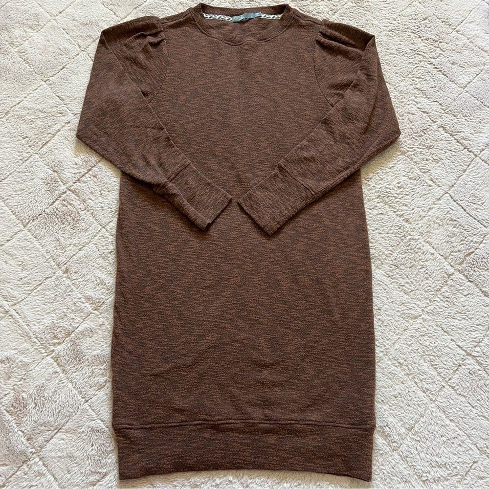 prAna Organic Cotton Blend Sweater Dress Preppy Outdoor Hiking Minimalist Size S